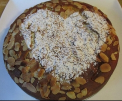 Orange , Apricot and Pumpkin cake with orange-scented yoghurt ‘cheese’