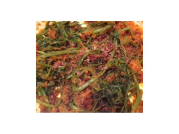 Kangkung Pelecing (Spinach with Sambal)