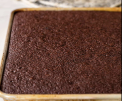 Sheet Chocolate Cake