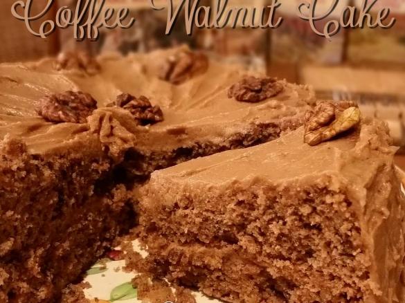Coffee Walnut Cake