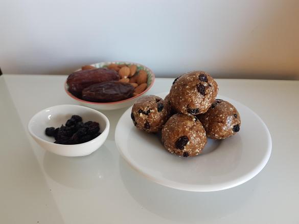 Hot Cross Bun Bliss Balls