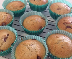 Choc chip muffins (egg free)