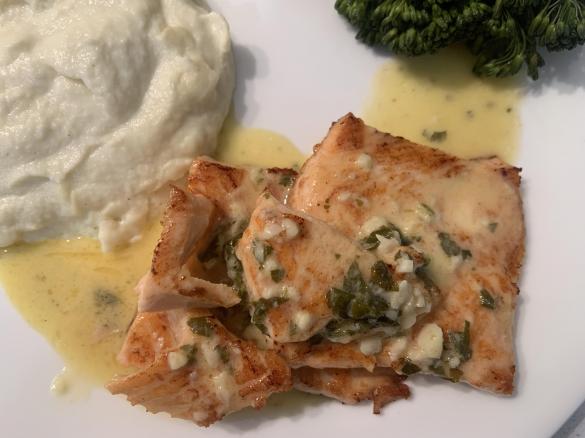 Creamy Garlic Lemon Butter Sauce