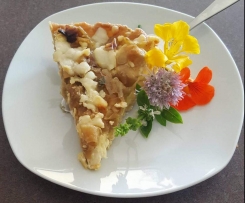 Scat's Floozie (Creamy Chicken, Caramelized Leek & Goats Cheese Tart)