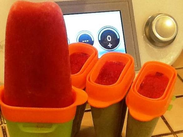 Strawberry Iceblocks