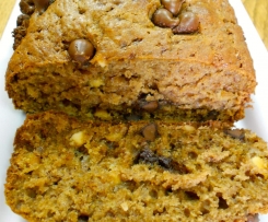 Peanut Butter Chocolate Chip Banana Bread