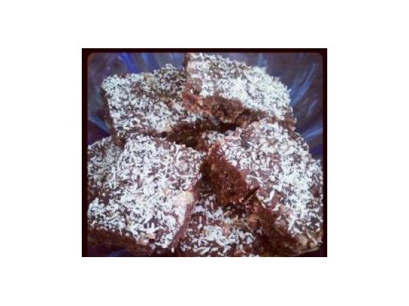 Raw Choc Brownie Slice