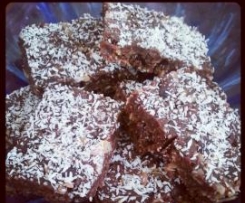 Raw Choc Brownie Slice