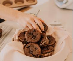 Keto Double Chocolate Muffins