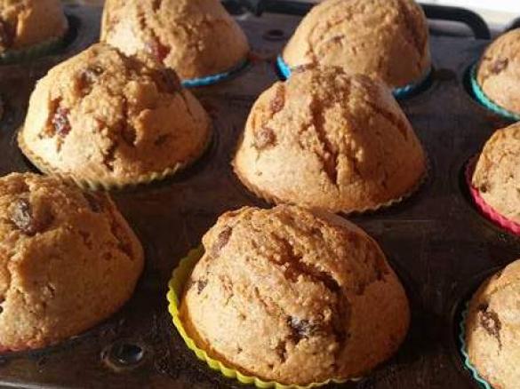 Chrissys Sultana and Bran Muffins