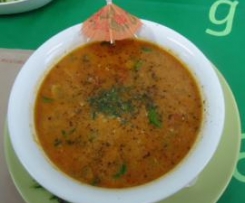 Tuscan chicken and vegetable zuppa - orange team 