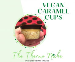 Vegan Caramel Cups by The Thermo Niche