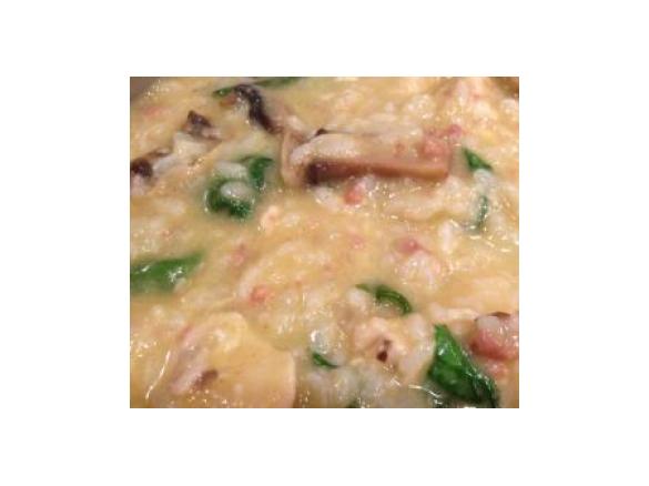 Caesar Risotto - Chicken, mushroom and chorizo