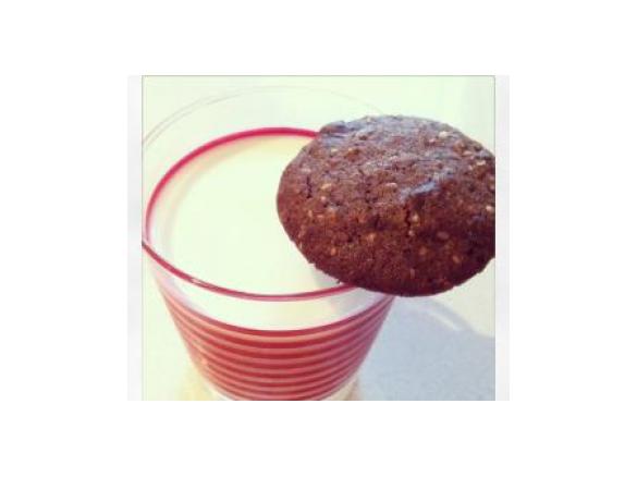 Black rice, seed and choc chip cookies - gluten and nut free