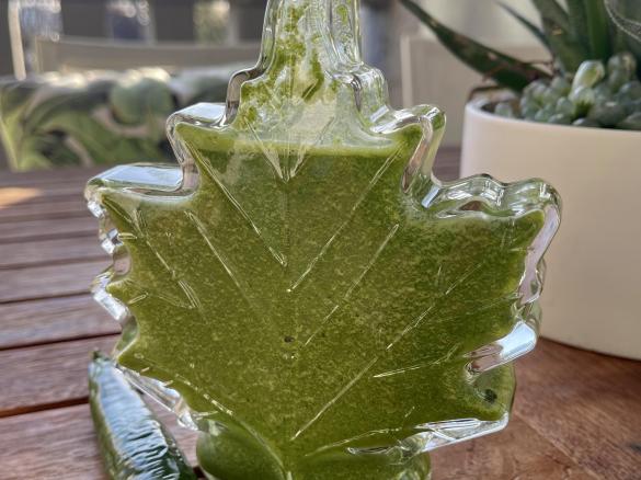 Coriander Dressing with Maple Syrup