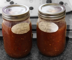 Spicy Plum Chutney