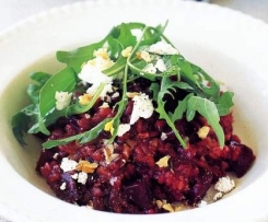 Beetroot Chorizo & Feta Risotto