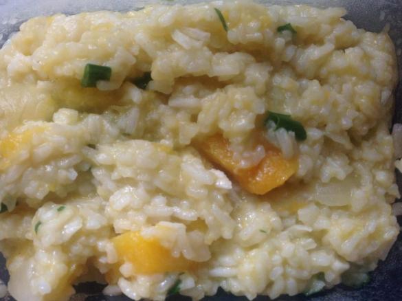 Chicken & pumpkin no alcohol risotto 