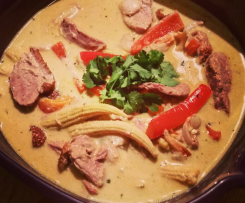 Red Duck Curry with Lychees