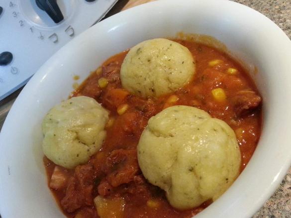 Lamb Stew with Steamed Dumplings