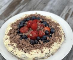 Leanie's Choc Chip Cheesecake