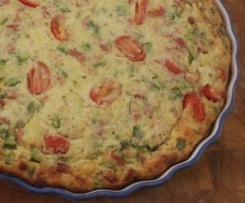 IMPOSSIBLE QUICHE- NO PASTRY