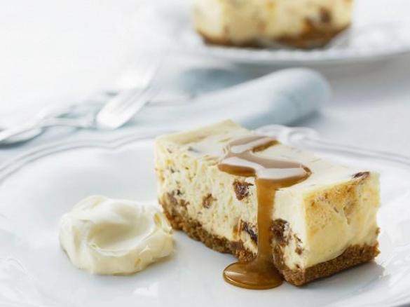 Sticky Date Cheesecake with Caramel Fudge Sauce