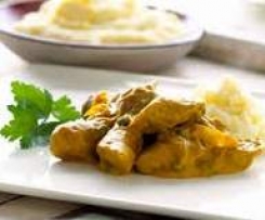 Jacqui's Curried Sausages