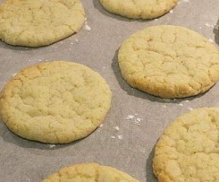 Egg Yolk Lime Cookies
