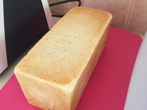 Easy Chia Seed White Sandwich Loaf