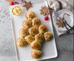Celebration saffron and sage bread with ginger butter