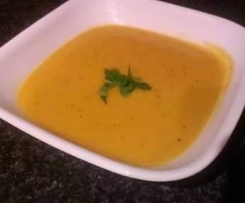 Pumpkin and Capsicum soup