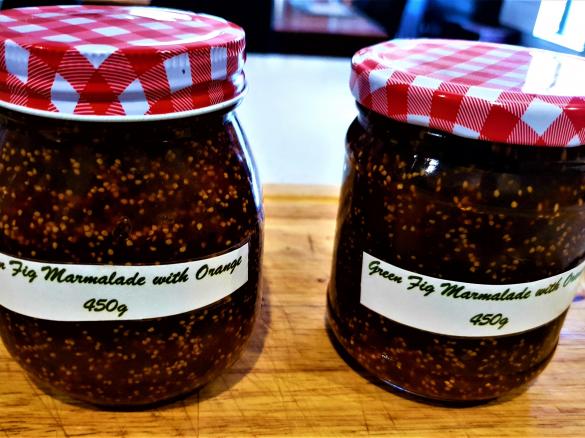 Green Fig Marmalade with Orange