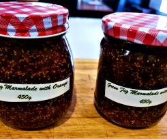 Green Fig Marmalade with Orange
