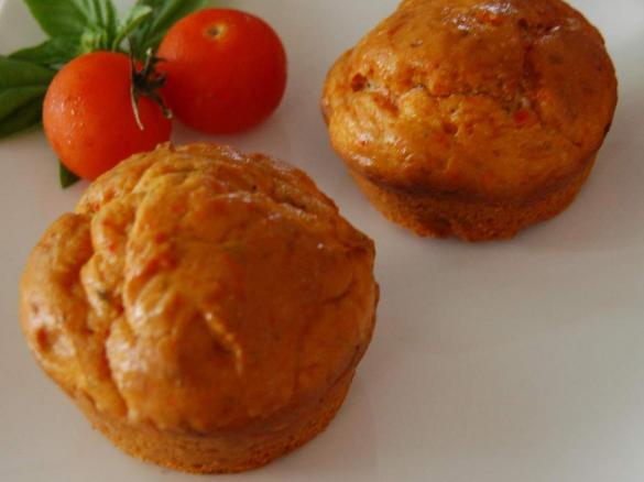 Mediterranean Roasted Vegetable Muffins 