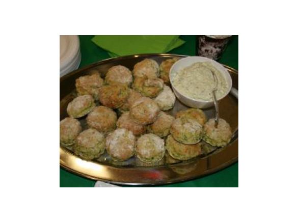 Rocket & Parmesan Scones with Creamy Herbed Feta