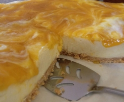 Mango, White Chocolate Cheesecake