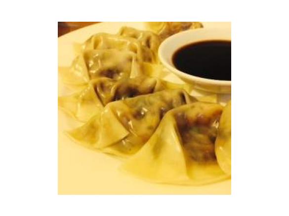 Vegetarian (or pork, or chicken) dumplings
