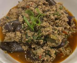 Stirfry Minced Pork with Eggplant