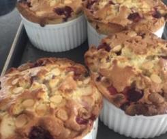 Apple, Raspberry, White Chocolate Desert