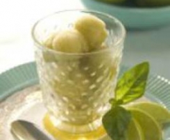 Basil Lime Sorbet Palate Cleanse