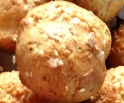 Gougères (French cheese puffs)