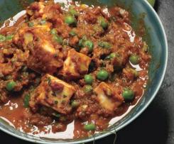 Baked Ricotta and Pea Curry