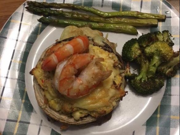 Prawn Stuffed Mushrooms