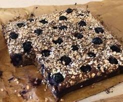Blueberry, Banana and Oat Breakfast Bars
