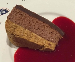 Chocolate yoghurt mousse cake