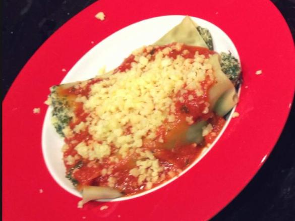 Spinach and Ricotta Cannelloni