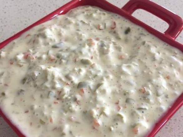 Green olive dip