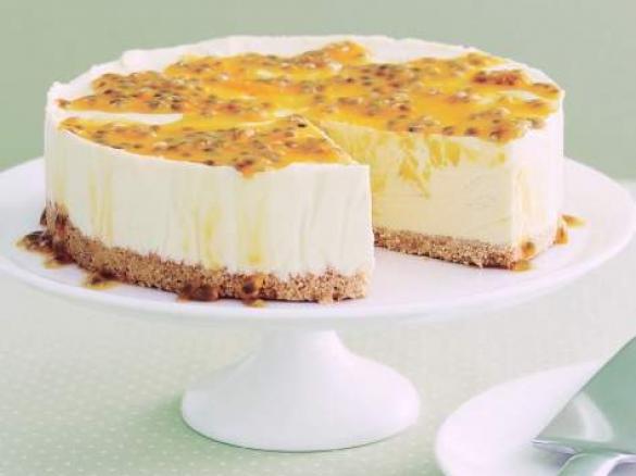 Frozen Mango and Lime Cheesecake