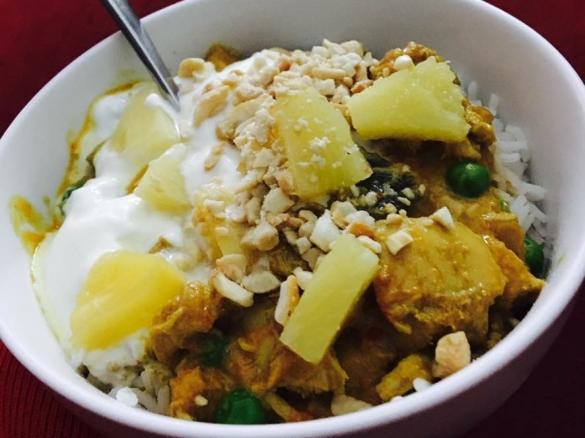 Coconut Cashew & Chicken Curry